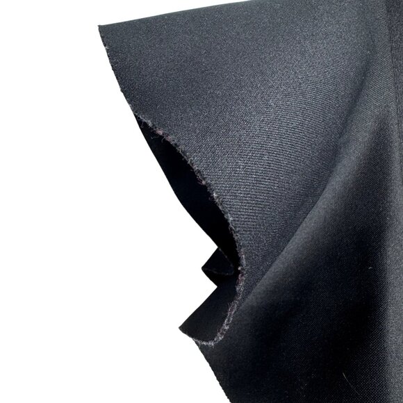 ASOS Black Ruffle Hem V-Neck Little Black Dress Size US‎ 2 Coquette - Picture 7 of 8